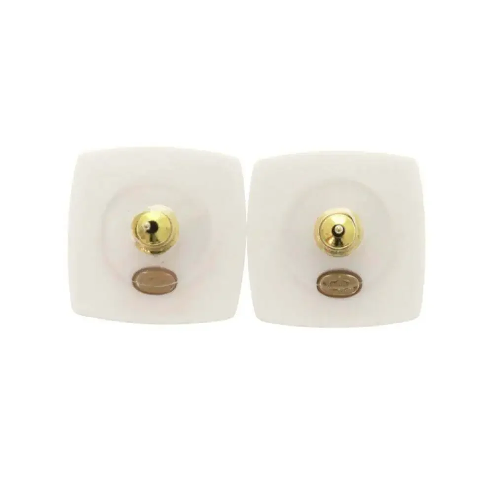CHANEL Pink Logo Earrings - Picture 4 of 7
